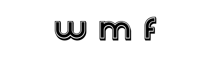 Condition 3d Filled Regular  Free Fonts Download