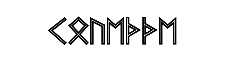 Futhark AOE Inline  Free Fonts Download