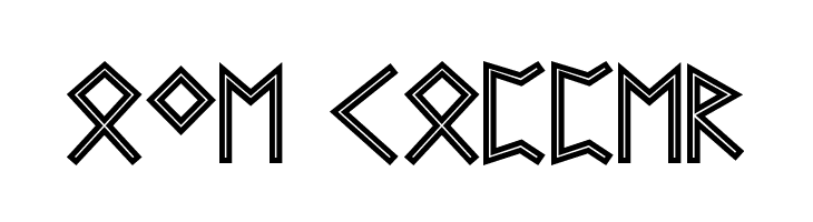 Futhark AOE Inline  Free Fonts Download