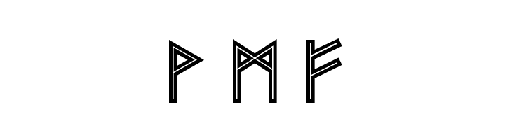Futhark AOE Inline  Free Fonts Download