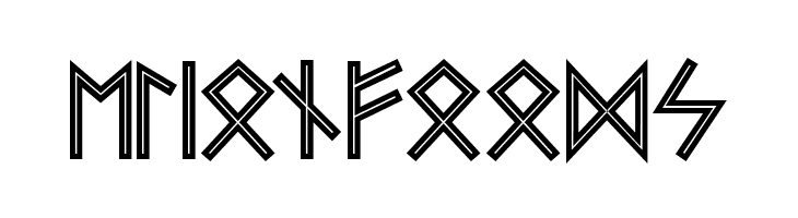 Futhark AOE Inline  Free Fonts Download