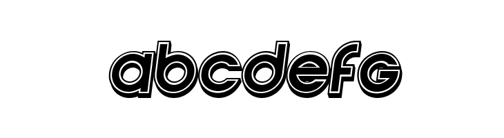 Condition 3d Filled Italic  Free Fonts Download