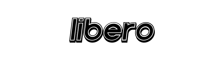 Condition 3d Filled Italic  Free Fonts Download