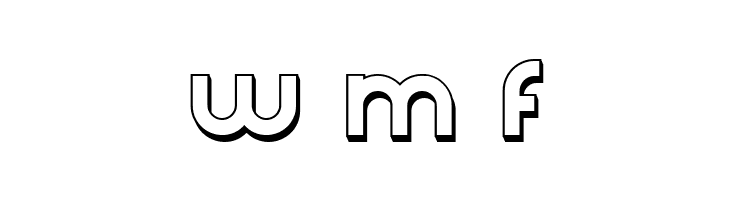 Condition 3D Regular  Free Fonts Download