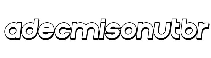 Condition 3D Italic  Free Fonts Download