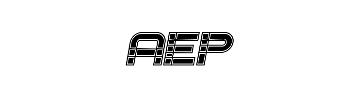 Created Filled Italic  Free Fonts Download