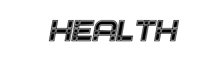 Created Filled Italic  Free Fonts Download