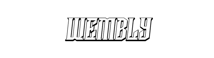 Damages 3D Italic  Free Fonts Download