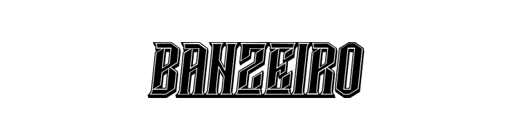 Damages 3D Filled Italic  Free Fonts Download