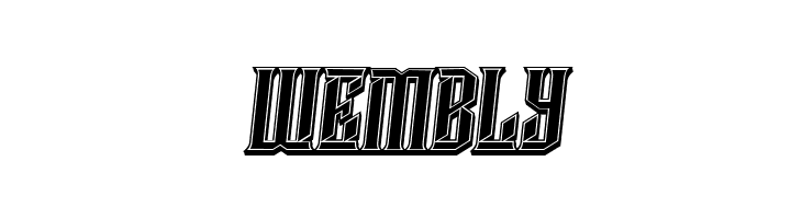 Damages 3D Filled Italic  Free Fonts Download