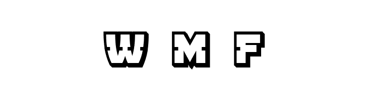 Enemy 3D Regular  Free Fonts Download