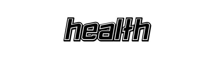 Failed 3d Filled Italic  Free Fonts Download