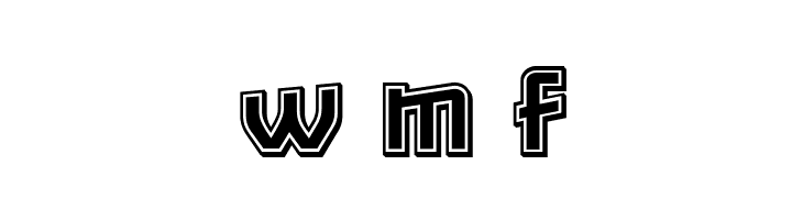 Failed 3d Filled Regular  Free Fonts Download