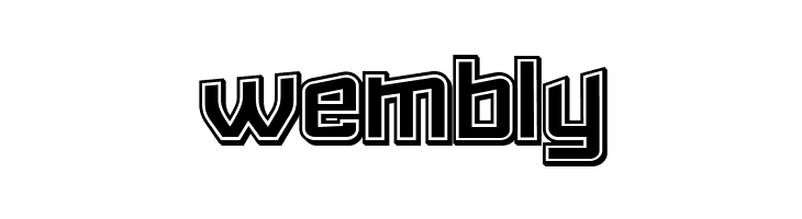 Failed 3d Filled Regular  Free Fonts Download