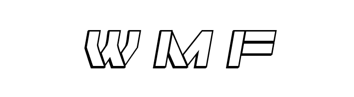 Forvertz 3D Italic  Free Fonts Download