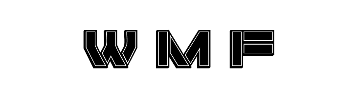 Forvertz 3D Filled Regular  Free Fonts Download