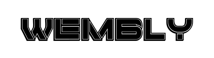 Forvertz 3D Filled Regular  Free Fonts Download