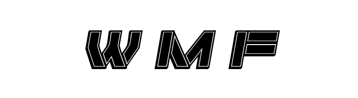 Forvertz 3D Filled Italic  Free Fonts Download