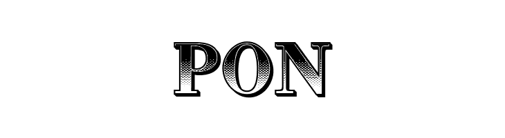 PON Gradientico Regular Font