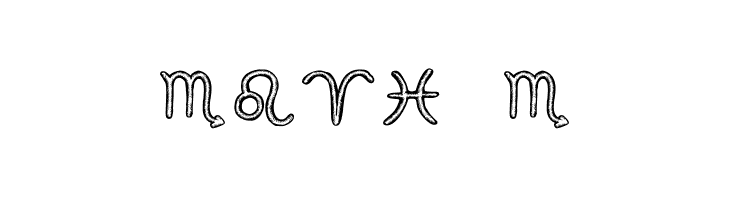 Horoscopicus Regular  Free Fonts Download