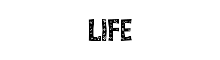 LIFE Ignorant Flat Regular Font