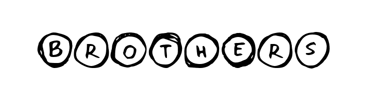 Letters in Circles Regular  Free Fonts Download