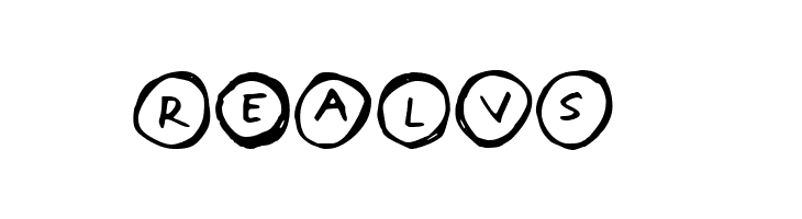 Letters in Circles Regular  Free Fonts Download