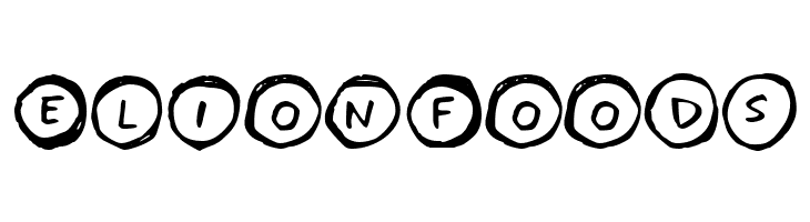 Letters in Circles Regular  Free Fonts Download