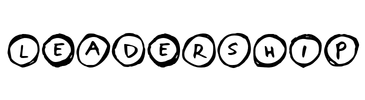 Letters in Circles Regular  Free Fonts Download