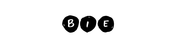 Letters in Circles Book Regular  Free Fonts Download
