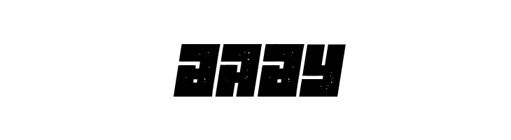 Maniac Grunged Italic  Free Fonts Download