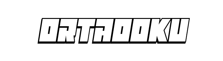 Maniac Outline Italic  Free Fonts Download