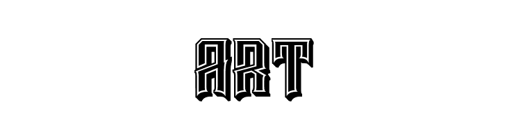 Mina is gone 3D Regular  Free Fonts Download