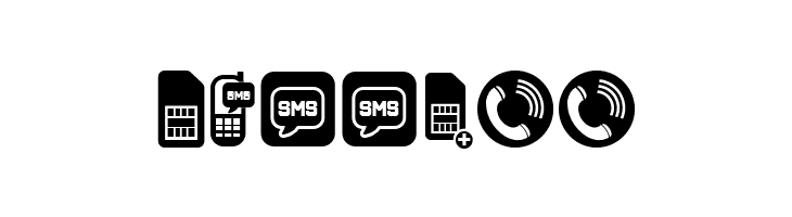 Mobile Icons Regular  Free Fonts Download