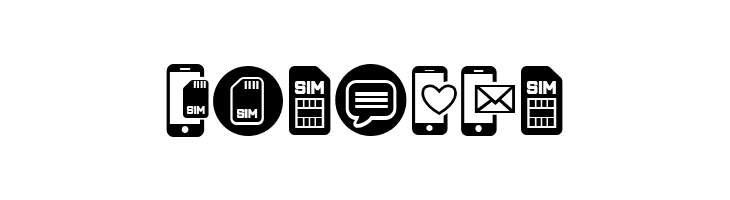 Mobile Icons Regular  Free Fonts Download