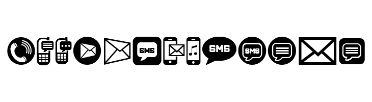 Mobile Icons Regular  Free Fonts Download