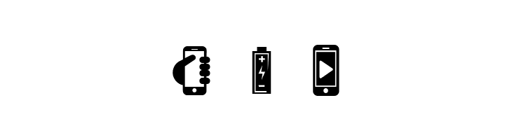 Mobile Icons Regular  Free Fonts Download