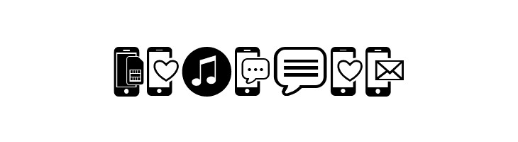 Mobile Icons Regular  Free Fonts Download