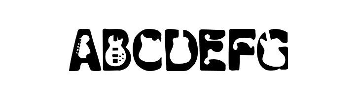 Rock  electric  Free Fonts Download
