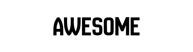 AWESOME New Amsterdam Regular Font