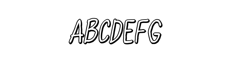 Oh,Maria Shadow Italic  Free Fonts Download