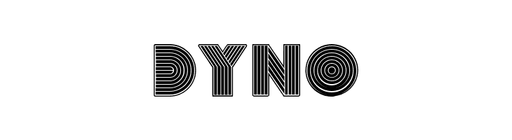 DYNO Remained Black Regular Font
