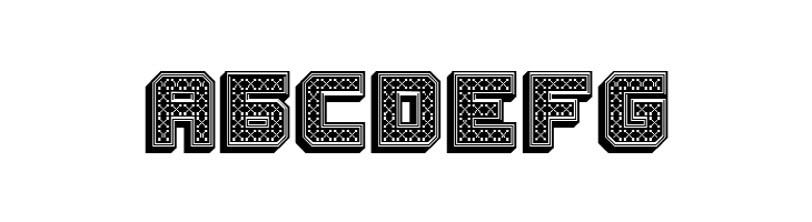 Rubles 3D Regular  Free Fonts Download