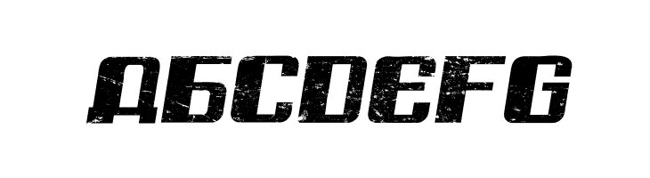 Russian Spring Grunged Italic  Free Fonts Download