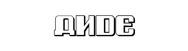 Russian Spring Shadow Regular  Free Fonts Download