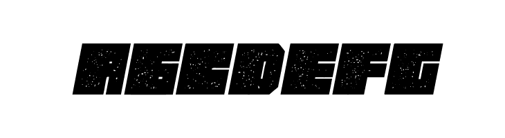 Russiano Grunged Italic  Free Fonts Download