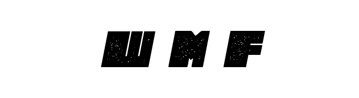 Russiano Grunged Italic  Free Fonts Download