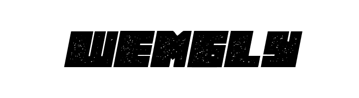 Russiano Grunged Italic  Free Fonts Download