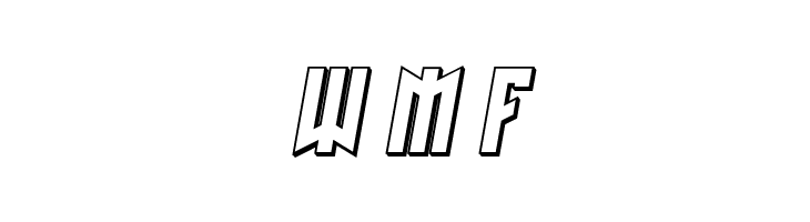 Schwachsinn 3D Italic  Free Fonts Download