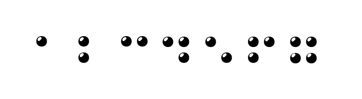 Braille 3D  Free Fonts Download